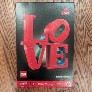 Lego Art Love Set - Red and Blue